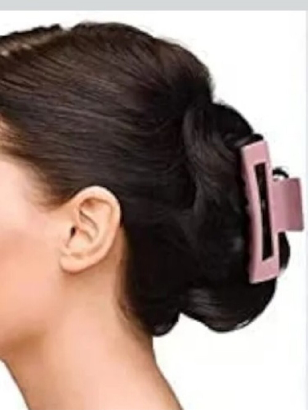 Matte Hair Claw Clip for Unisex - Stylish Grip Rectangle Frosted Hair Clip